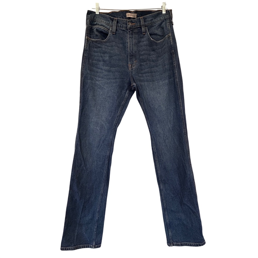 Blue Ranchwear Mens Dark Wash Straight Leg Jeans 35x34 RN138823